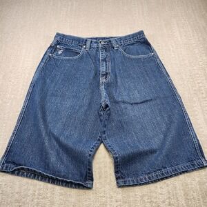 Vintage Y2K Baggy Shorts Men 32 *READ RocaWear Baggy Wide Leg Denim Jean Jorts